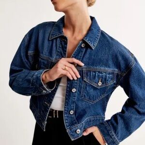 cropped denim jacket